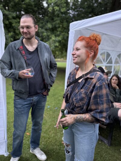 Das team von Jan Spille im Gespräch