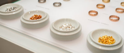 Einzelne Legierungsbestandteile zu Ansicht bei Jan Spille Schmuck