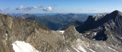 Alpenhauptkamm mit Gletscher