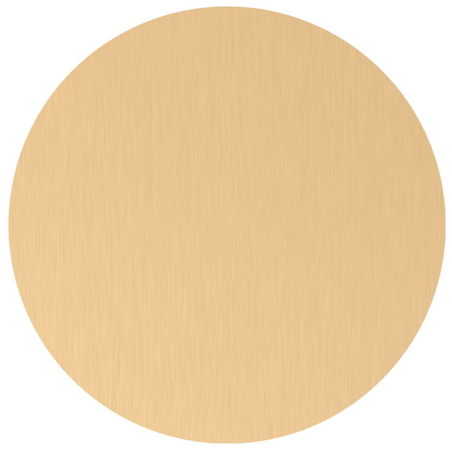 Kreis in Orangegold Material und Schmuckfarbe Gestaltungssystem bei Jan Spille Beispiel Eheringe Rosegold ohne Stein