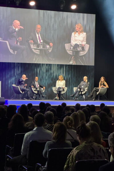Maja Göpel, Mojib Latif, Prof. Johan Rockström und Luisa Neubauer beim Deutschen Nachhaltigkeitspreis