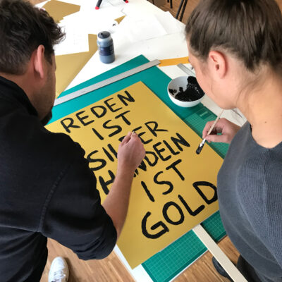 Jan Spille #allefürsklima fridaysforfuture demoplakate malen