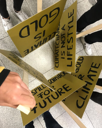 Demoplakate #allefürsklima fridaysforfuture