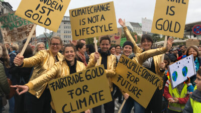 Jan Spille Team auf Demo #allefürsklima fridaysforfuture Hamburg
