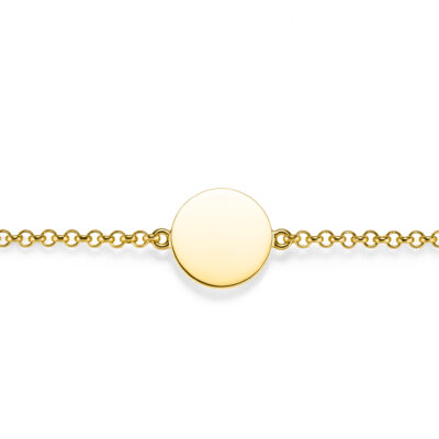 gold coin armband mit fairtarde gold gravierbar von jan spille