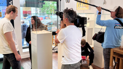 Filmdreh mit ARTE bei Jan Spille Schmuck zum Thema Ethische Diamanten