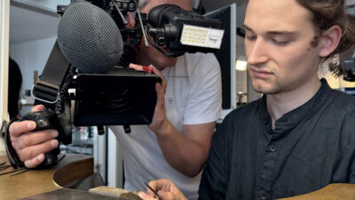 Filmdreh mit ARTE bei Jan Spille S