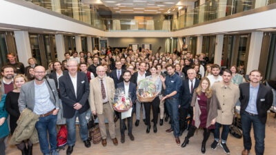 Preisverleihung Hamburg Handelt Fair Award mit Studenten der Hafen City Universität Hamburg Auszeichnung
