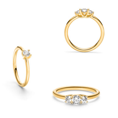 verlobungsringe aus der cathedral collection von jan spille diamantschmuck kaufen