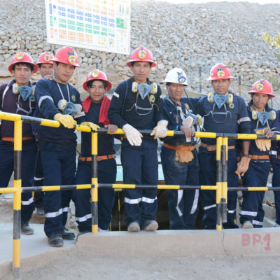 Eco und Fairtrade Edelmetalle Mine in Südamerika