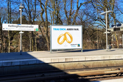 Plakatkampagne Trau Dich. Aber Fair. Zum Fairbruary von Fairtrade Deutschland