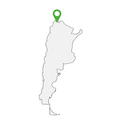 Landkarte Argentinien Standort Mine mit fairmined Gold und fairmined Silber