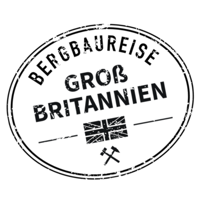 Faire Bergbaureise Großbritannien Reisestempel