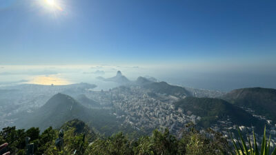 Rio de Janeiro mit Blick auf den Pao de Azucar, Zuckerhut