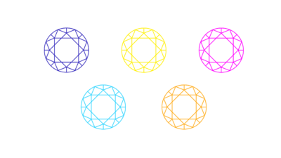 Faire Saphire Farben Edelsteine für Schmuck
