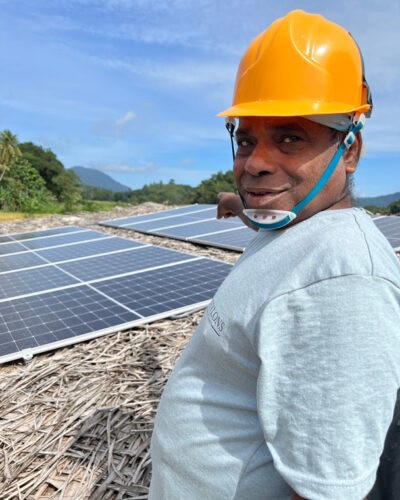 Solaranlage der ECOMINE in Sri Lanka für Faire Saphire