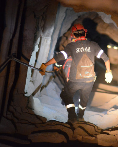 Fairtrade Silber Gewinnung in einem Bergwerk in Peru