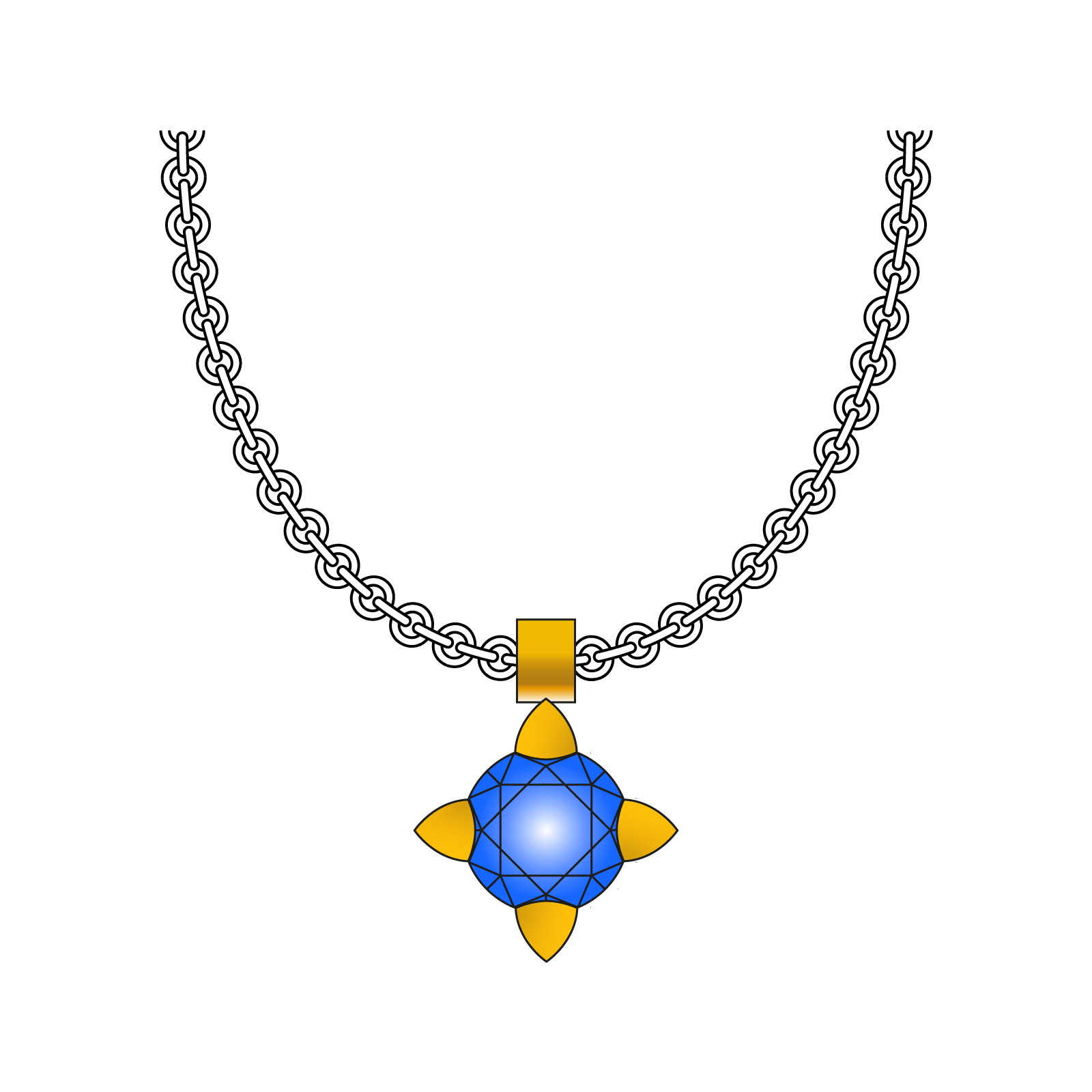 jan-spille-schmuck_form_ceylon-collection_kettenanhaenger-dreieck_saphir-helllblau