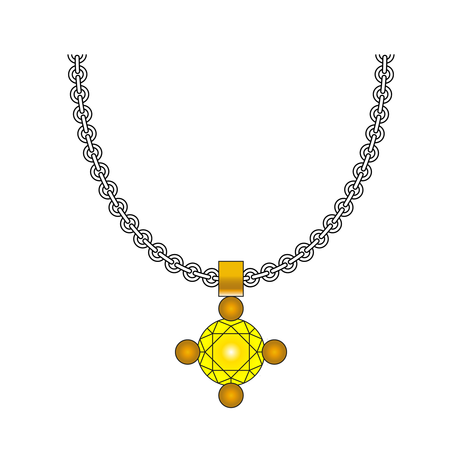 jan-spille-schmuck_form_ceylon-collection_kettenanhaenger-rund_saphir-gelb