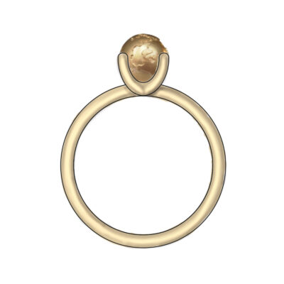 Grafik globus ring der World-Collection No.1 mit Krappe