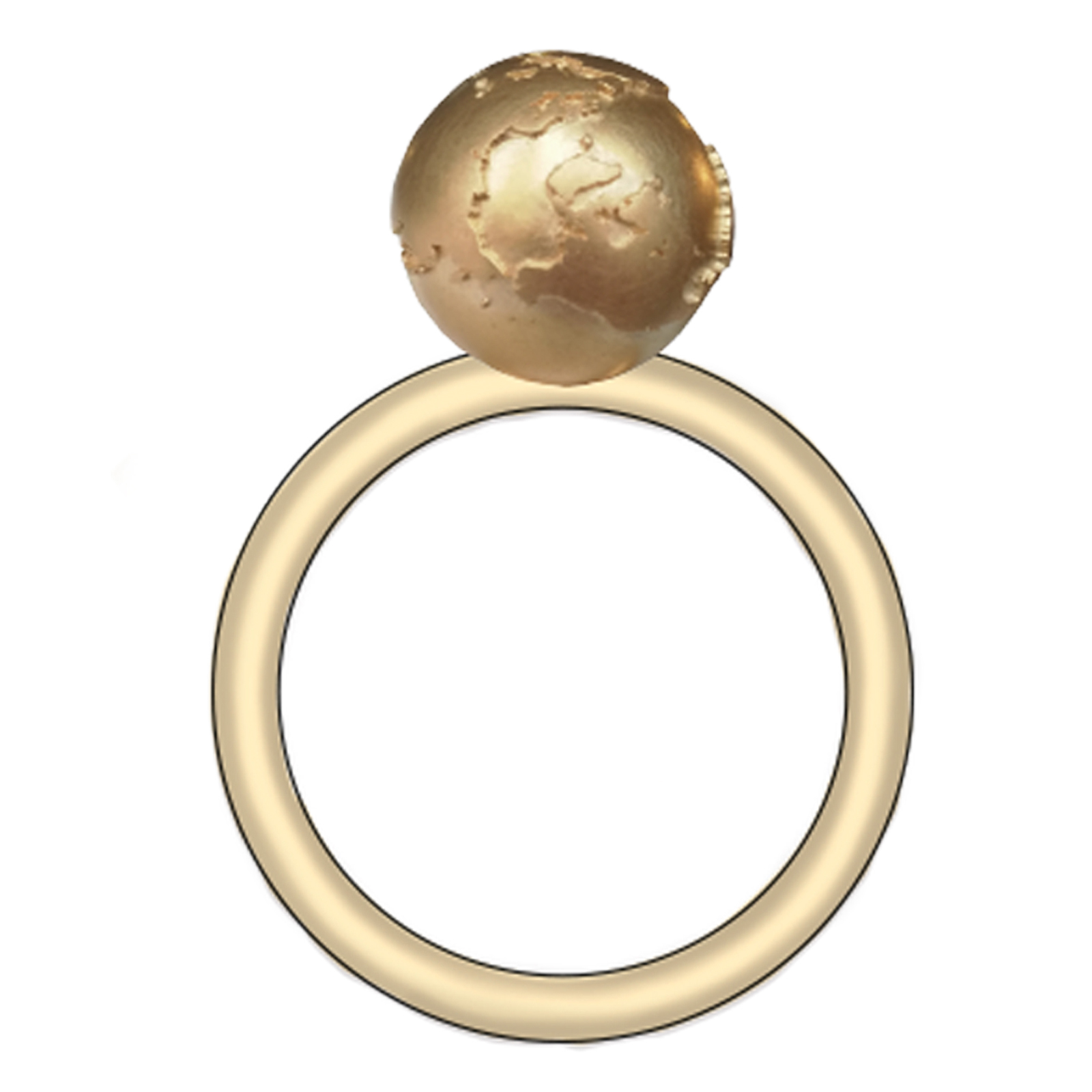 Grafik ring weltkugel der World-Collection No.2