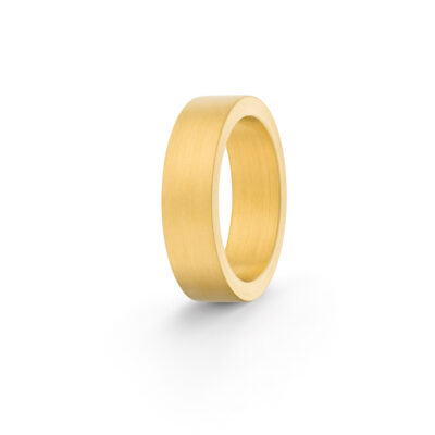 Trauringe Oberflaeche Längsmattiert aus Fairtrade Gold