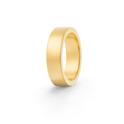 Trauringe Oberflaeche Poliert aus Fairtrade Gold