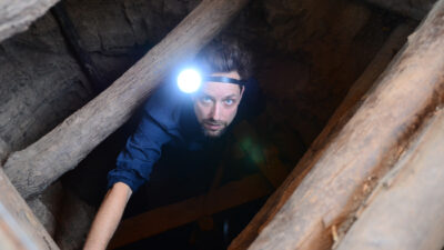 Jan Spille in afrikanischer Goldmine