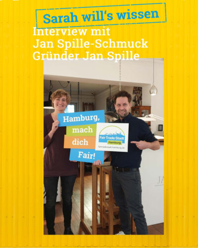Interview in Schmuckatelier Kampagne Fairtrade Stadt Hamburg