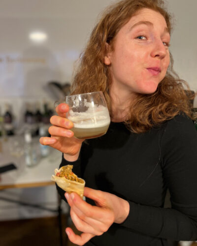 Empanadas und Pisco Sour