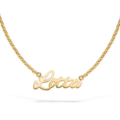 namenskette gold mit namen 
