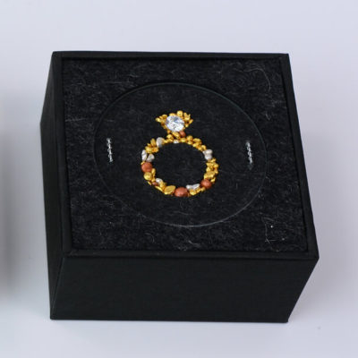 Jan Spille Materialbox nachhaltige Verpackung für Verlobungsringe und Schmuck