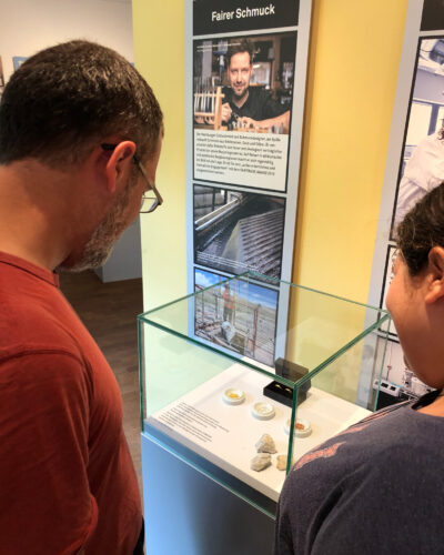 Ausstellung Faires Gold im Museum Zeche Nachtigall