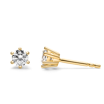 ohrstecker mit solitär diamant princess collection von jan spille