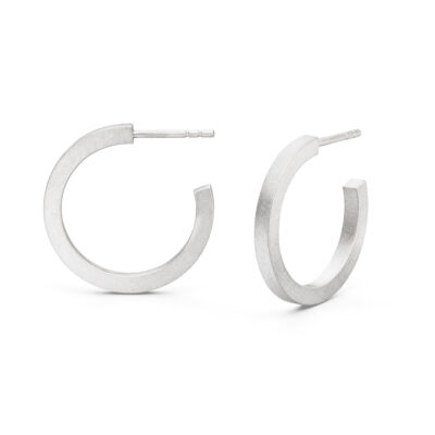 Unisex Creolen aus Fairtrade Gold im zeitlosen Design von Jan Spille-Schmuck