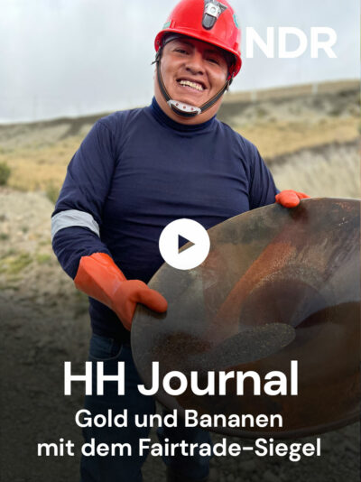 NDr Hamburg Jopurnal Gold und Bananen mit dem Fairtrade Siegel