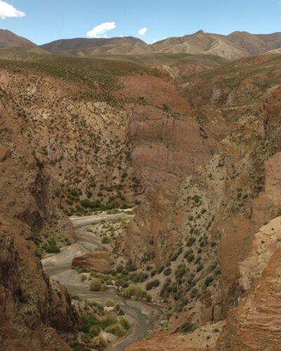Canyon in den Argentinischen Anden