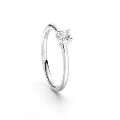 weissgold ring mit ethischem diamant von jan spille fairen diamantschmuck kaufen