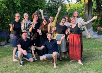 Team Jan Spille beim Gartenfest
