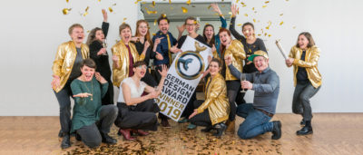Jan Spille und Team feiern die Auszeichnung German Design Award 2019