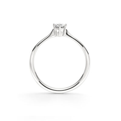 weissgold verlobungsring mit solitär diamant princess collection jan spille