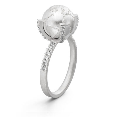 weißgold verlobungsring 750 gold diamant fairtrade schmuck von jan spille