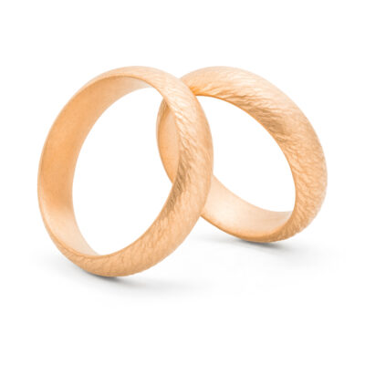 Hochzeitsringe aus Orangegold von Jan Spille 