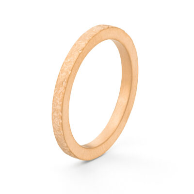Zusteckring mit Hammerschlag Oberfläche